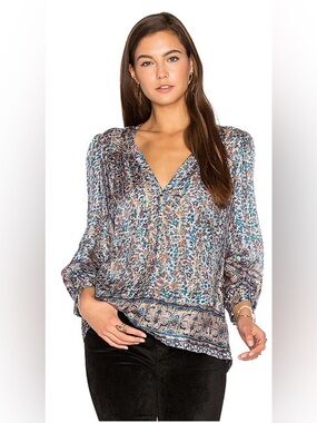 Joie Frazier Blouse in Dusty Mink